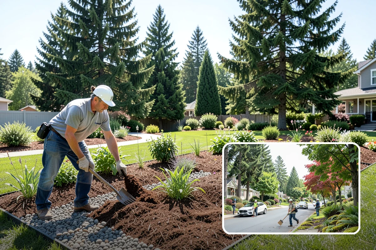 Lawn Rolling in Beaux Arts Village, King County, WA - Levels frost heaves and mole mounds for a smooth surface