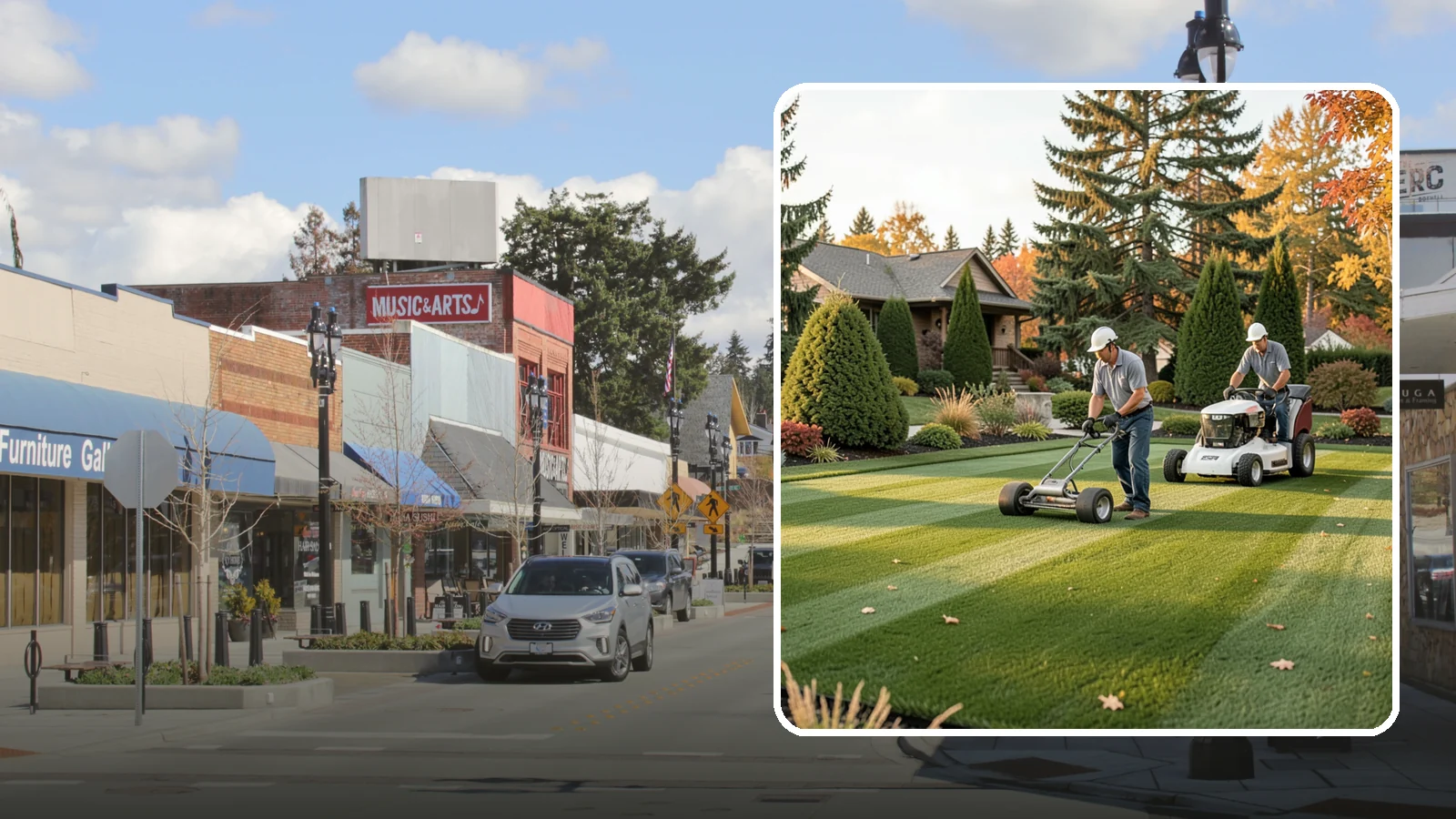 Lawn Rolling in Bothell, King County, WA - Smooth out frost heaves, mole mounds, and minor bumps by rolling your lawn to a level, even surface.