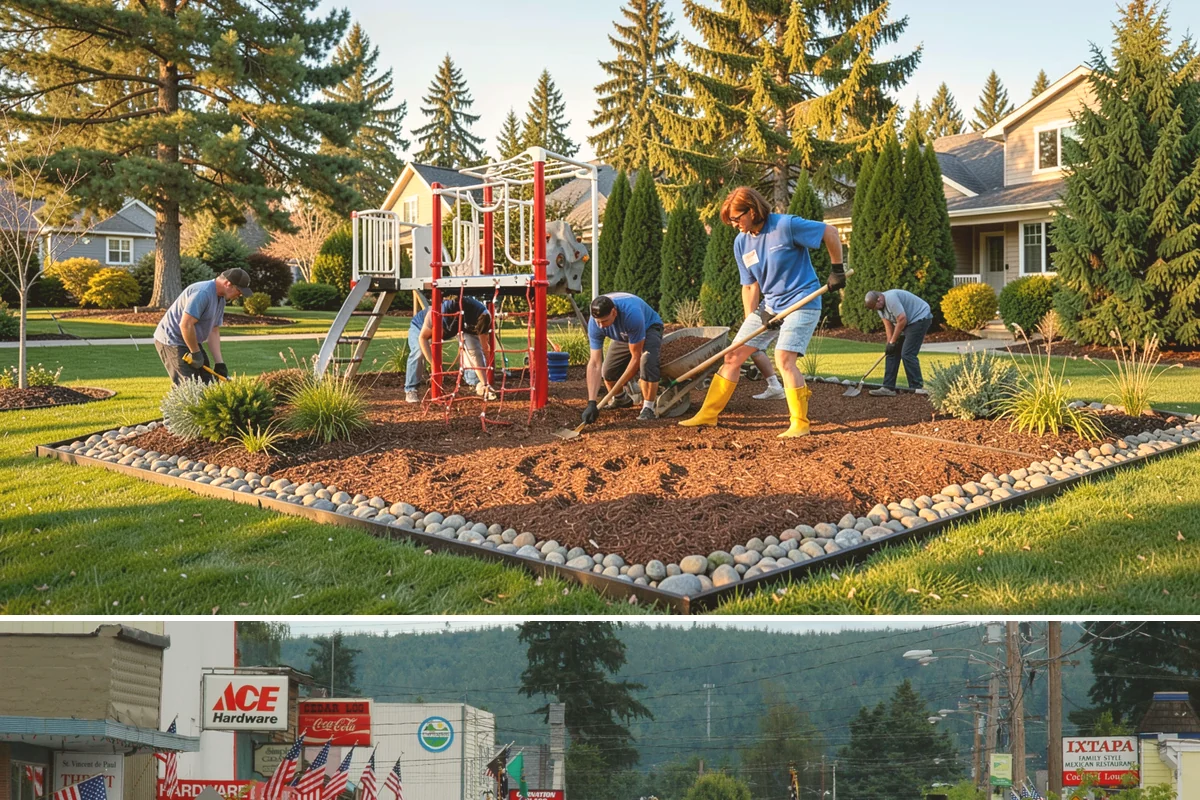Lawn Rolling in Carnation, King County, WA - Early spring is the ideal time to roll a Northwest lawn, once winter frost heaving has settled and the soil is moist but firm.