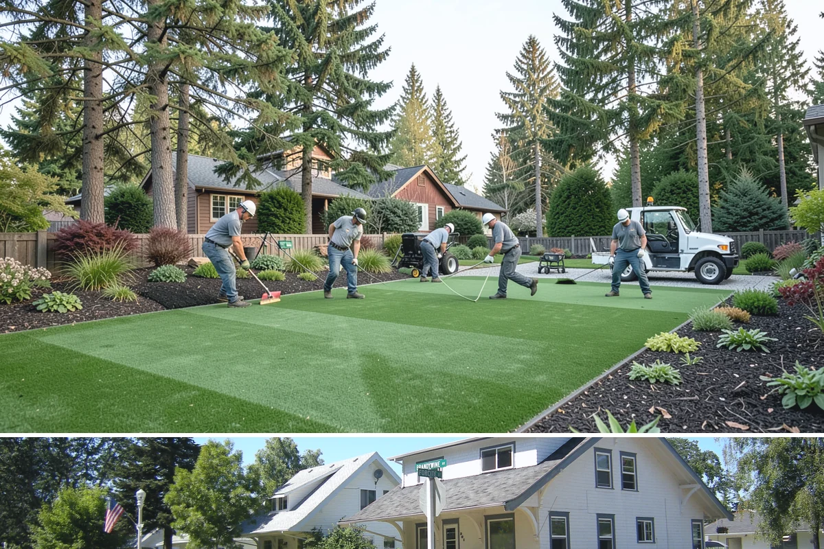 Lawn Rolling in DuPont, Pierce County, WA - Early spring is the ideal time to roll a Northwest lawn, once winter frost heaving has settled and the soil is moist but firm.
