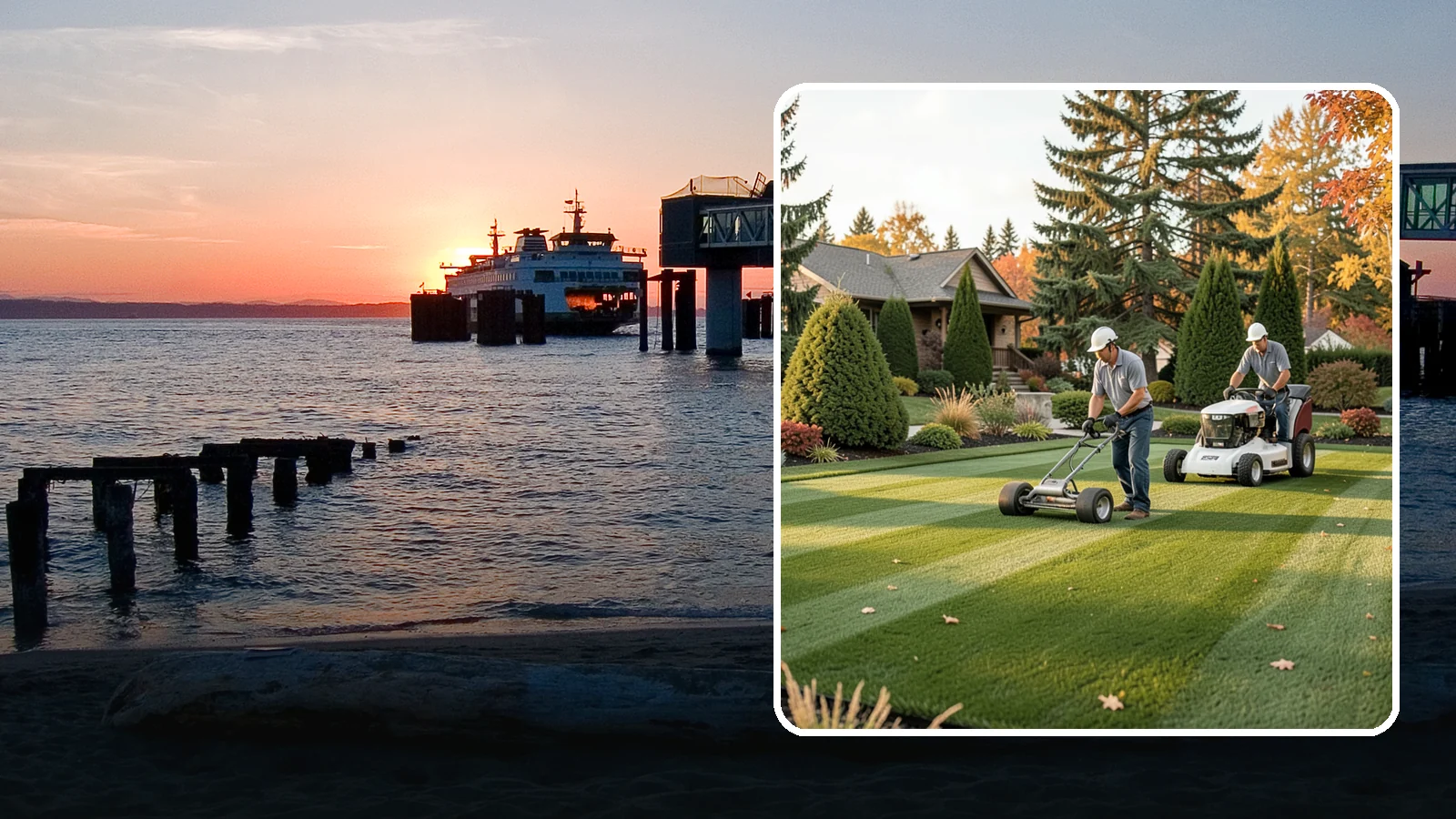 Lawn Rolling in Edmonds, Snohomish County, WA - Smooth out frost heaves, mole mounds, and minor bumps by rolling your lawn to a level, even surface.