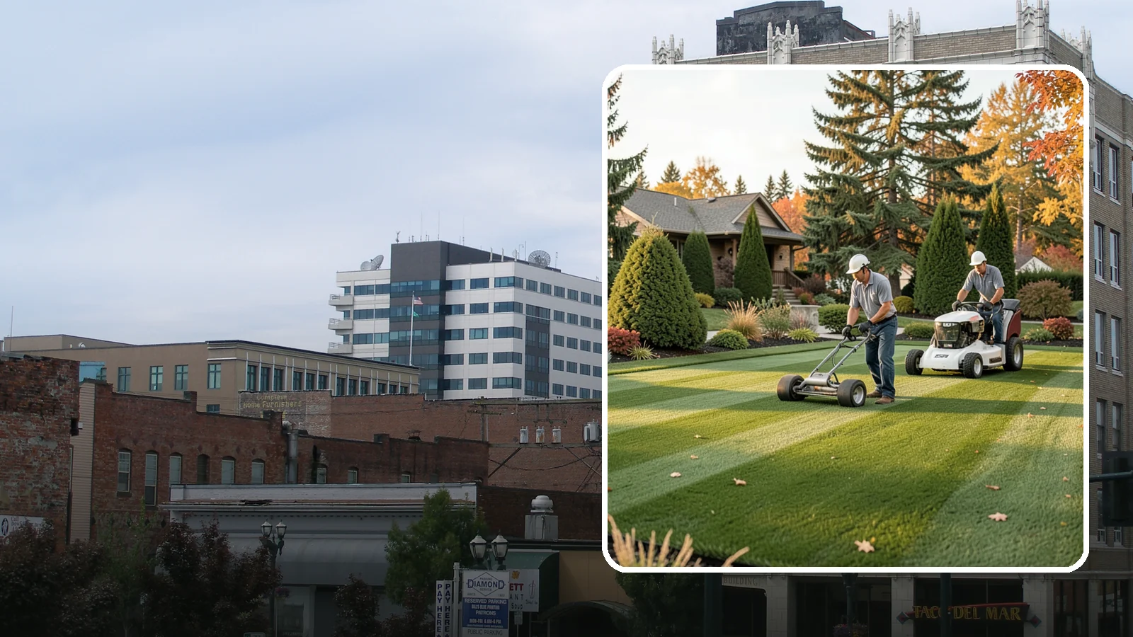 Lawn Rolling in Everett, Snohomish County, WA - Smooth out frost heaves, mole mounds, and minor bumps by rolling your lawn to a level, even surface.