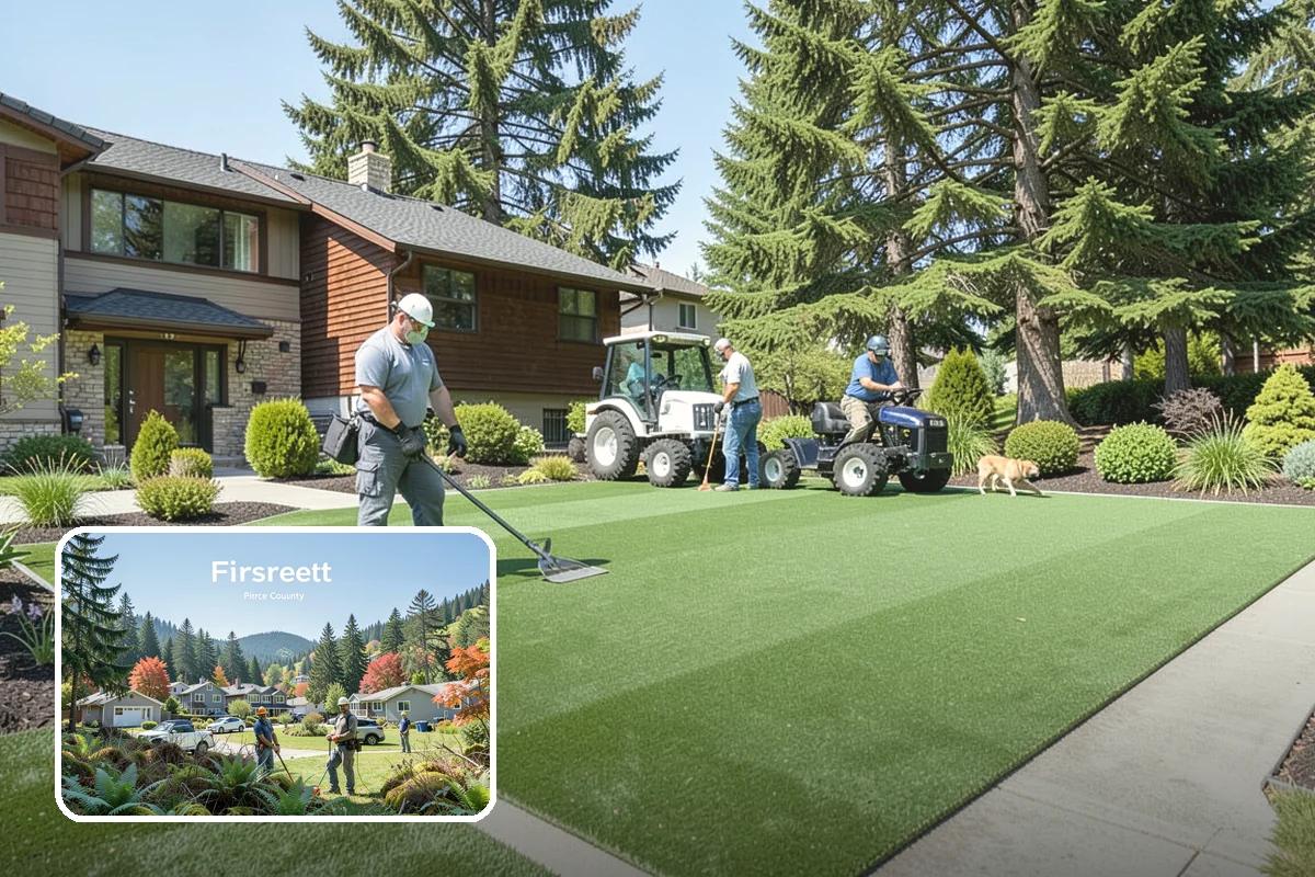 Lawn Rolling in Fircrest, Pierce County, WA - Levels frost heaves and mole mounds for a smooth surface