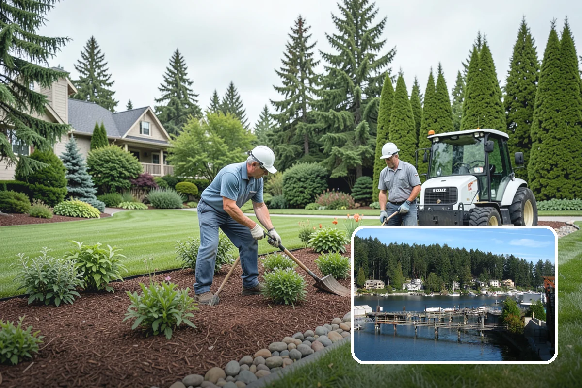 Lawn Rolling in Gig Harbor, Pierce County, WA - Levels frost heaves and mole mounds for a smooth surface