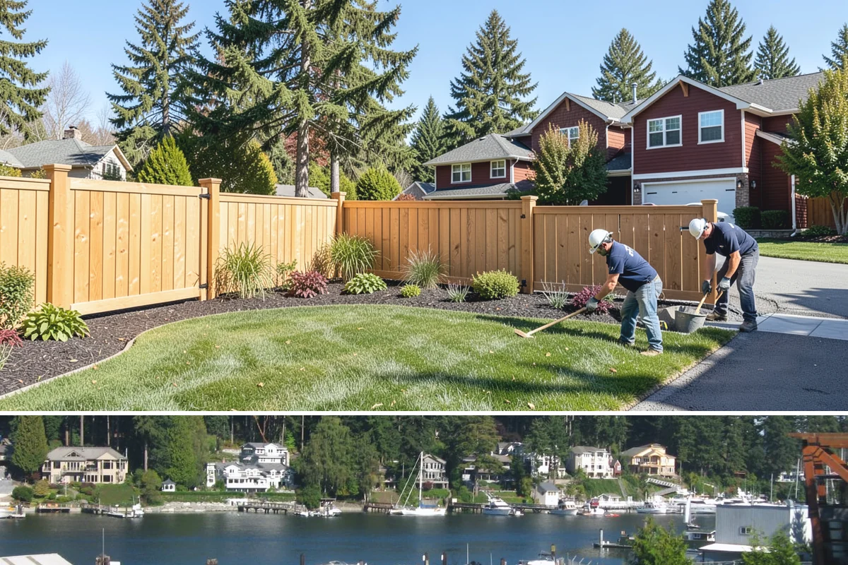 Lawn Rolling in Gig Harbor, Pierce County, WA - Early spring is the ideal time to roll a Northwest lawn, once winter frost heaving has settled and the soil is moist but firm.