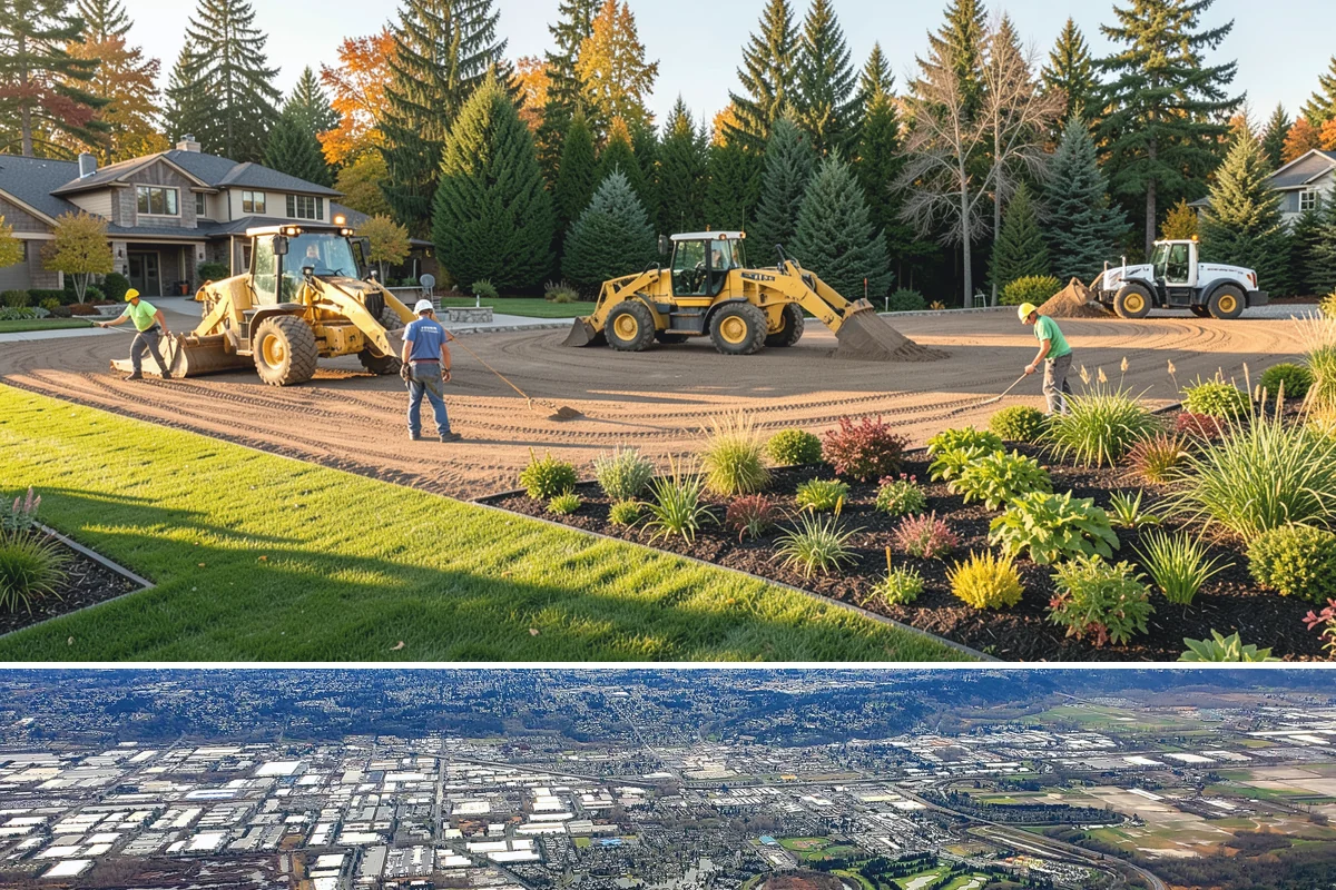 Lawn Rolling in Kent, King County, WA - Early spring is the ideal time to roll a Northwest lawn, once winter frost heaving has settled and the soil is moist but firm.
