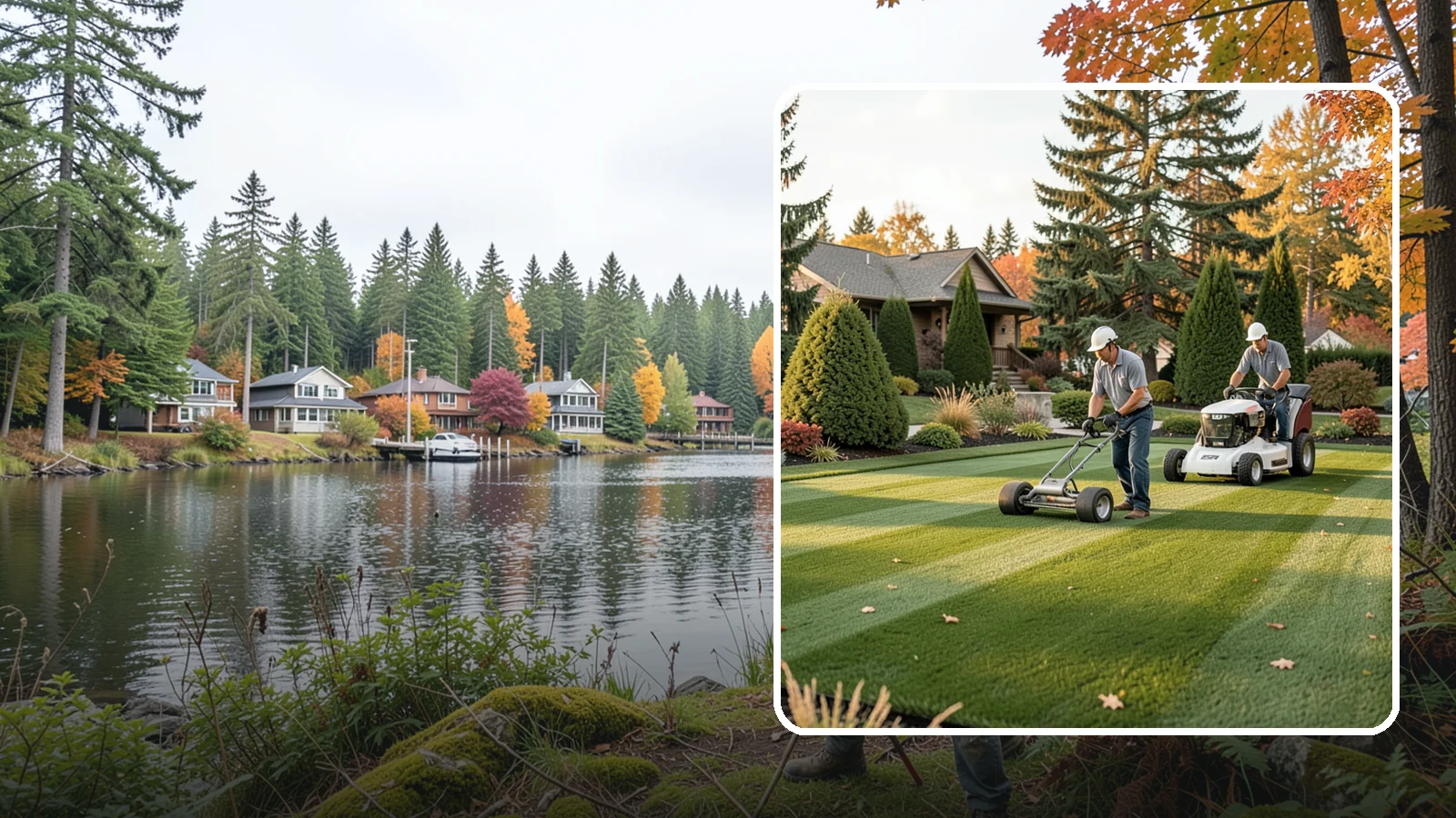 Lawn Rolling in La Conner, Skagit County, WA - Smooth out frost heaves, mole mounds, and minor bumps by rolling your lawn to a level, even surface.