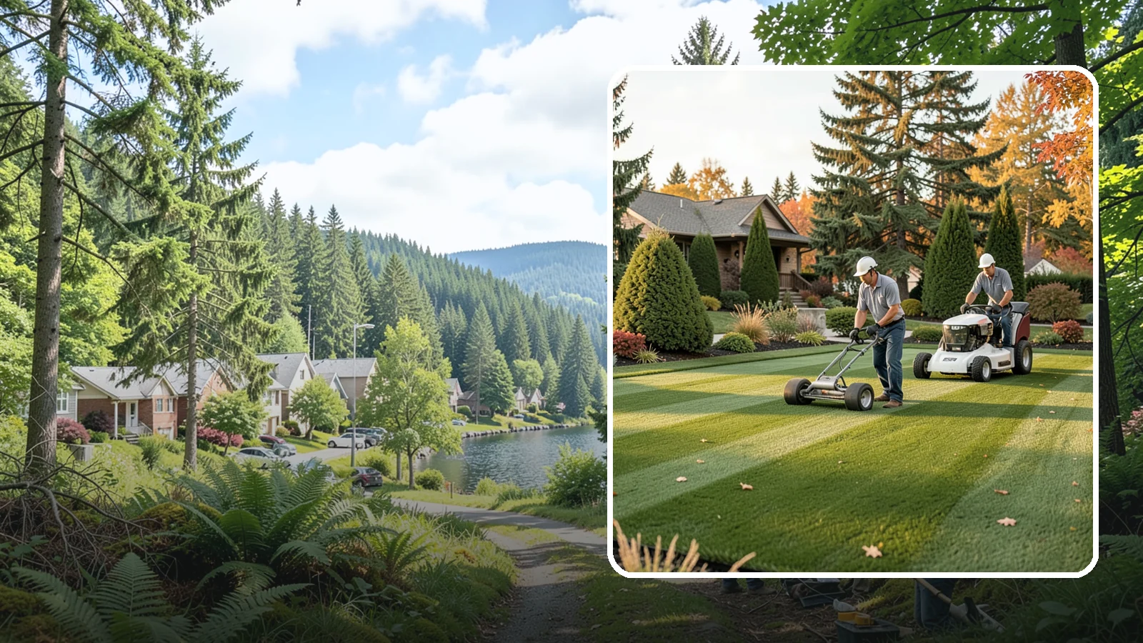 Lawn Rolling in Lake Forest Park, King County, WA - Smooth out frost heaves, mole mounds, and minor bumps by rolling your lawn to a level, even surface.