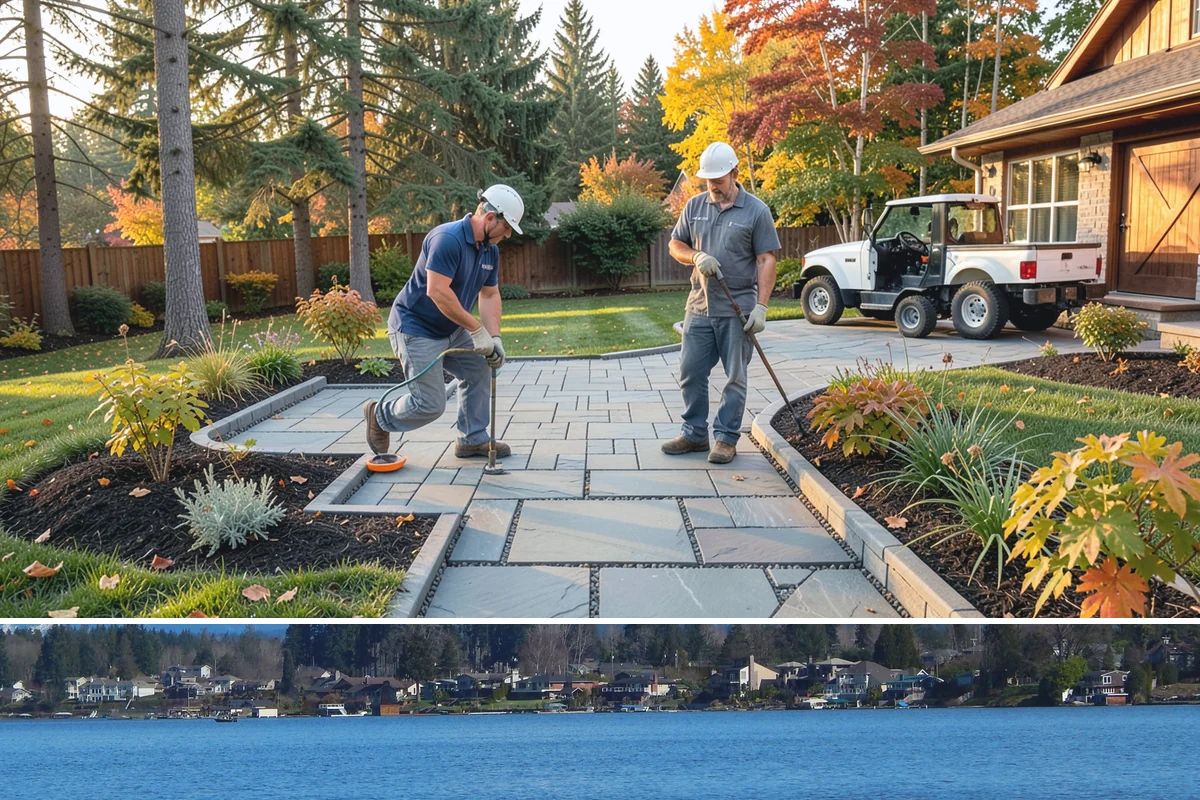 Lawn Rolling in Lake Stevens, Snohomish County, WA - Early spring is the ideal time to roll a Northwest lawn, once winter frost heaving has settled and the soil is moist but firm.