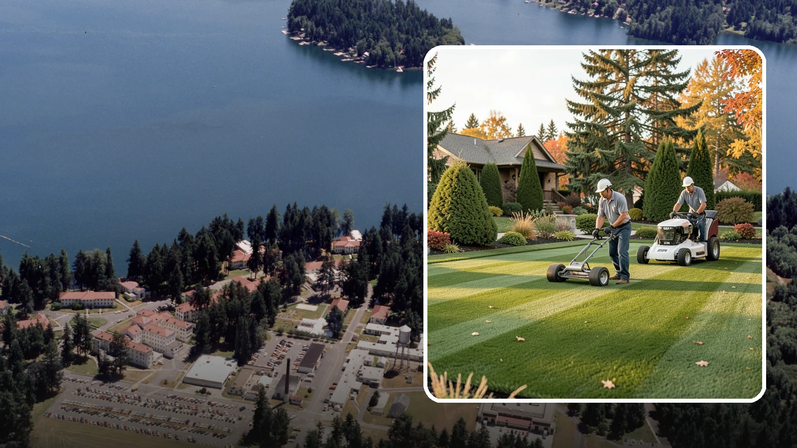 Lawn Rolling in Lakewood, Pierce County, WA - Smooth out frost heaves, mole mounds, and minor bumps by rolling your lawn to a level, even surface.