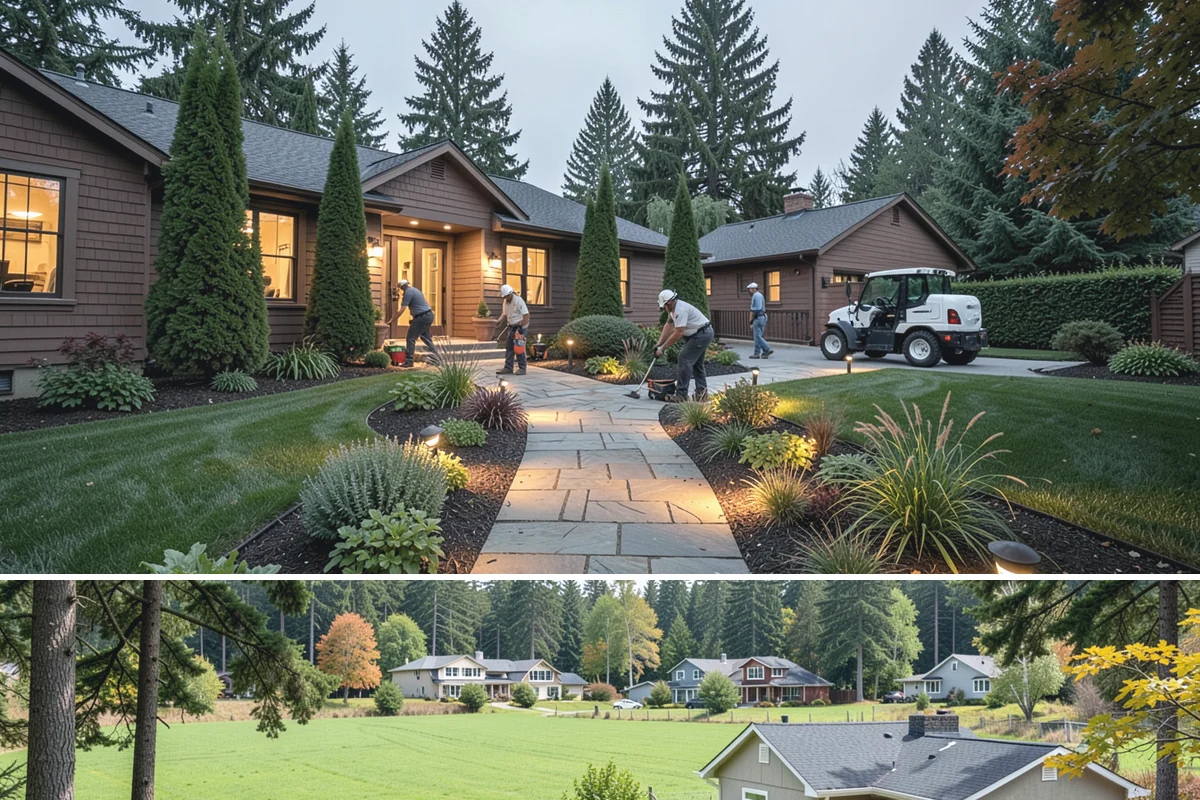 Lawn Rolling in Lyman, Skagit County, WA - Early spring is the ideal time to roll a Northwest lawn, once winter frost heaving has settled and the soil is moist but firm.