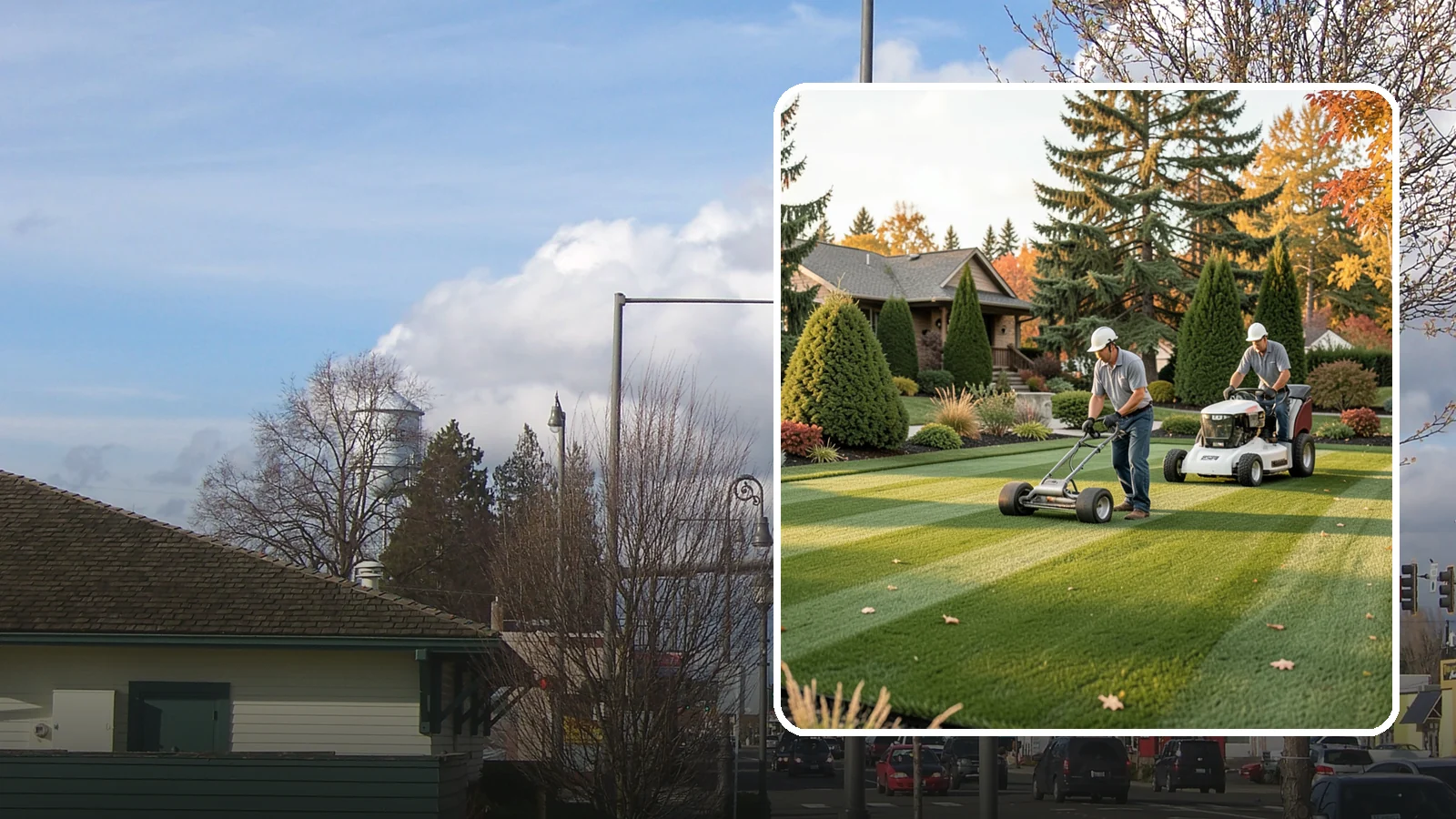Lawn Rolling in Marysville, Snohomish County, WA - Smooth out frost heaves, mole mounds, and minor bumps by rolling your lawn to a level, even surface.