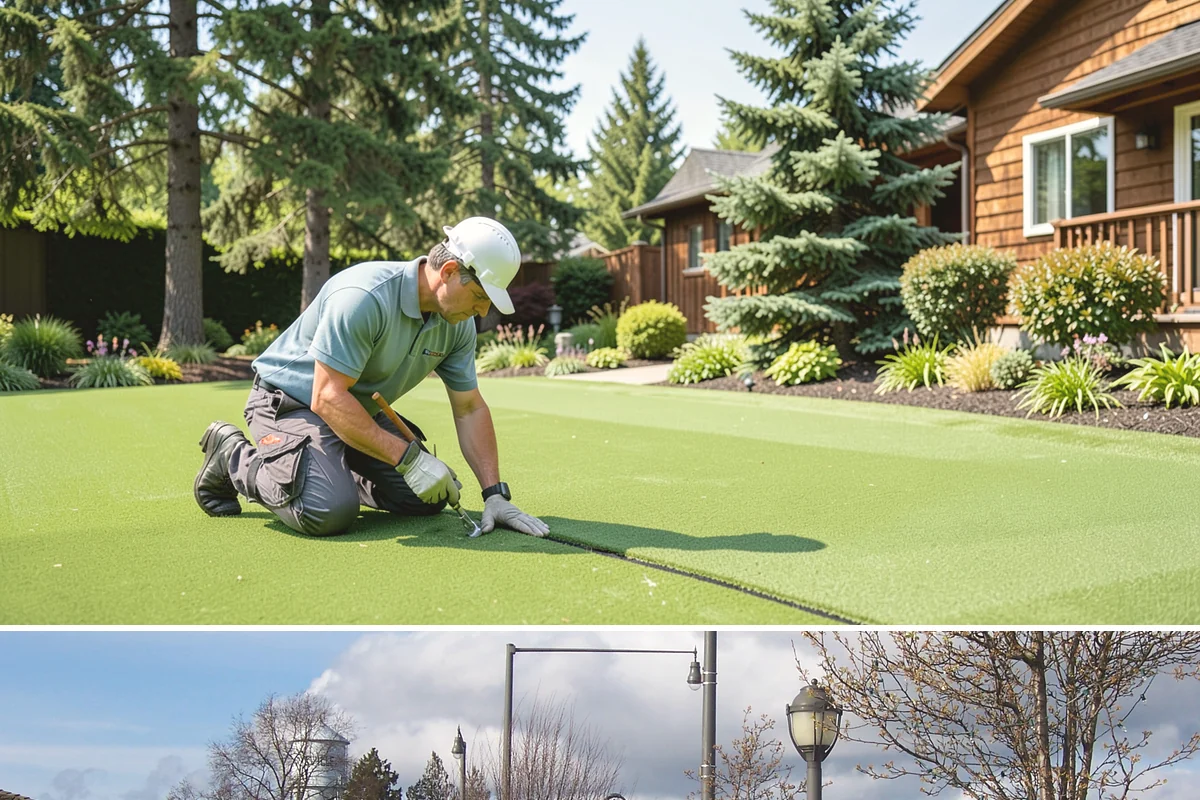 Lawn Rolling in Marysville, Snohomish County, WA - Early spring is the ideal time to roll a Northwest lawn, once winter frost heaving has settled and the soil is moist but firm.