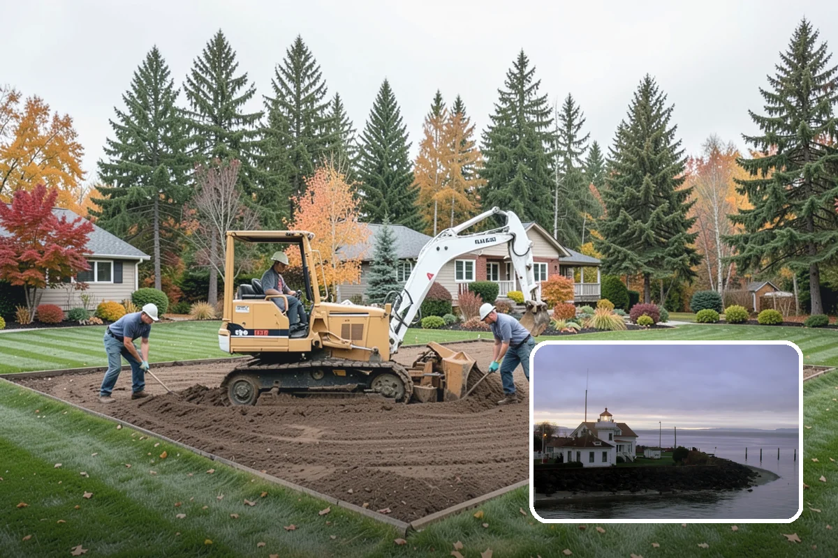 Lawn Rolling in Mukilteo, Snohomish County, WA - Levels frost heaves and mole mounds for a smooth surface