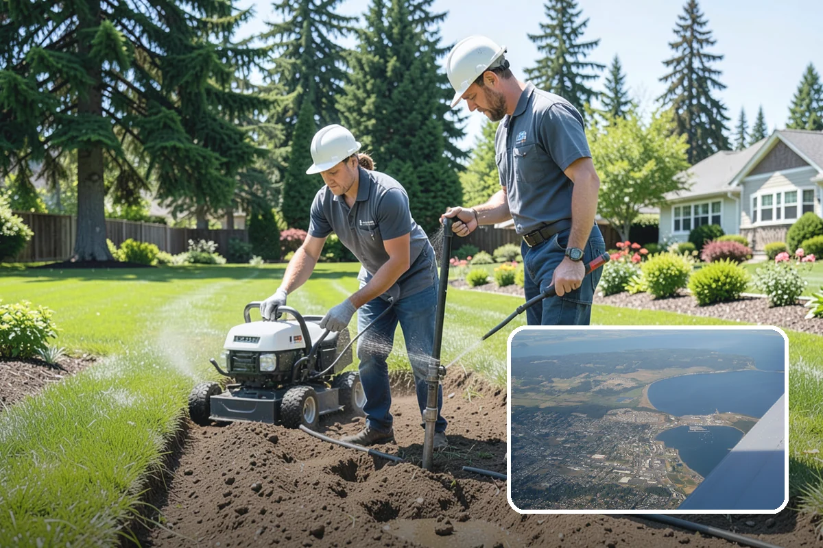 Lawn Rolling in Oak Harbor, Island County, WA - Levels frost heaves and mole mounds for a smooth surface