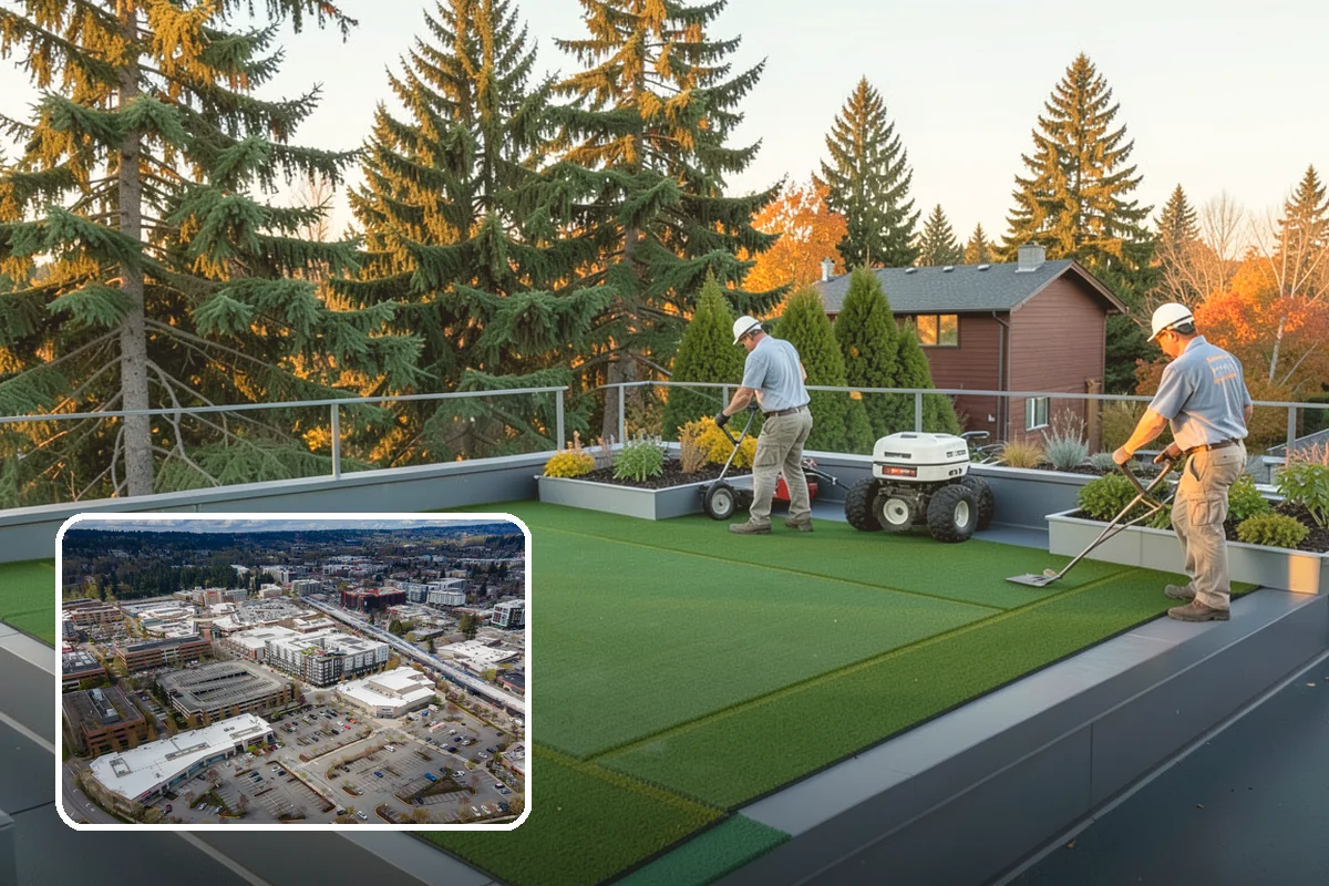 Lawn Rolling in Redmond, King County, WA - Levels frost heaves and mole mounds for a smooth surface