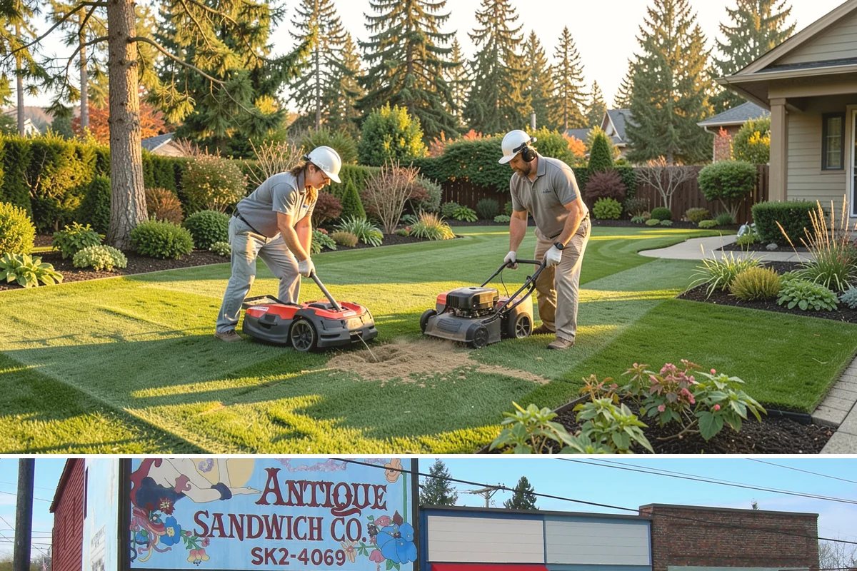 Lawn Rolling in Ruston, Pierce County, WA - Early spring is the ideal time to roll a Northwest lawn, once winter frost heaving has settled and the soil is moist but firm.