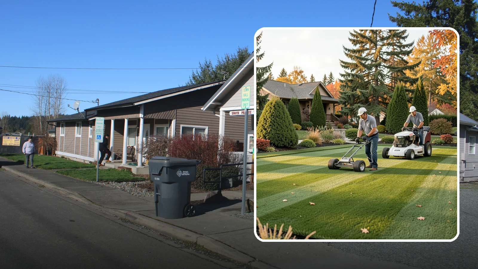 Lawn Rolling in South Prairie, Pierce County, WA - Smooth out frost heaves, mole mounds, and minor bumps by rolling your lawn to a level, even surface.