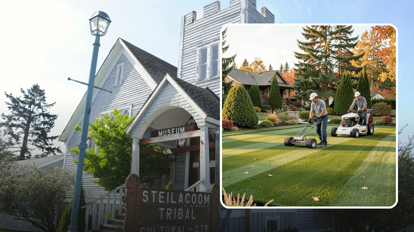 Lawn Rolling in Steilacoom, Pierce County, WA - Smooth out frost heaves, mole mounds, and minor bumps by rolling your lawn to a level, even surface.