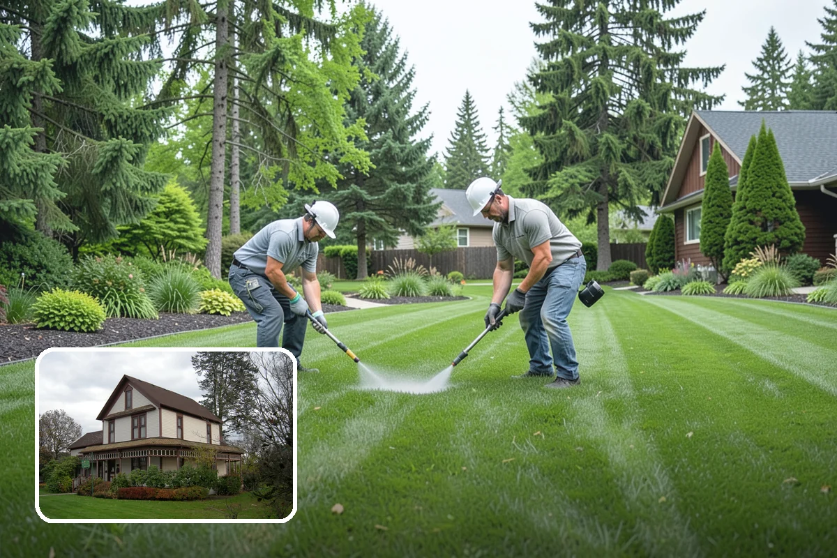 Lawn Rolling in Sumner, Pierce County, WA - Levels frost heaves and mole mounds for a smooth surface