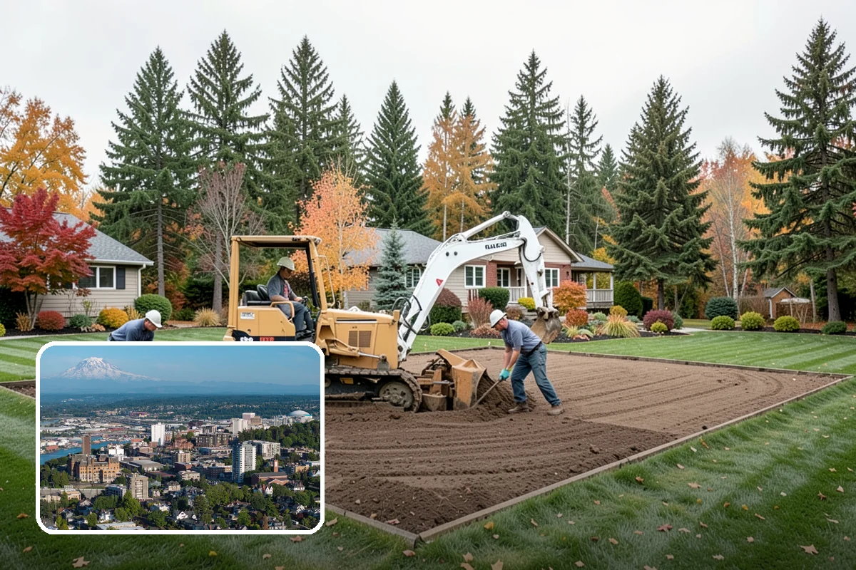 Lawn Rolling in Tacoma, Pierce County, WA - Levels frost heaves and mole mounds for a smooth surface