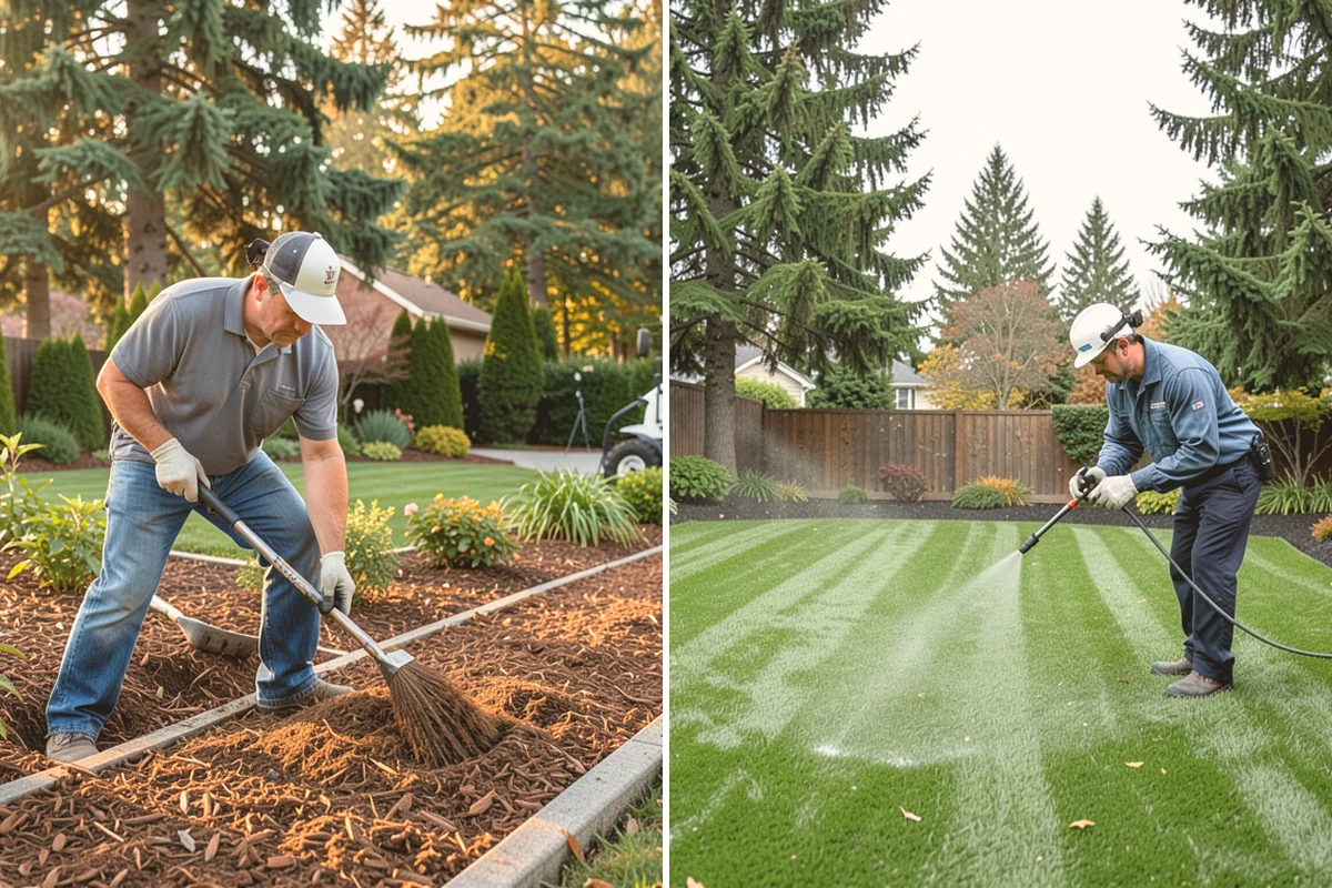 Lawn Seeding in Algona, King County, WA - Clear debris and kill existing weeds