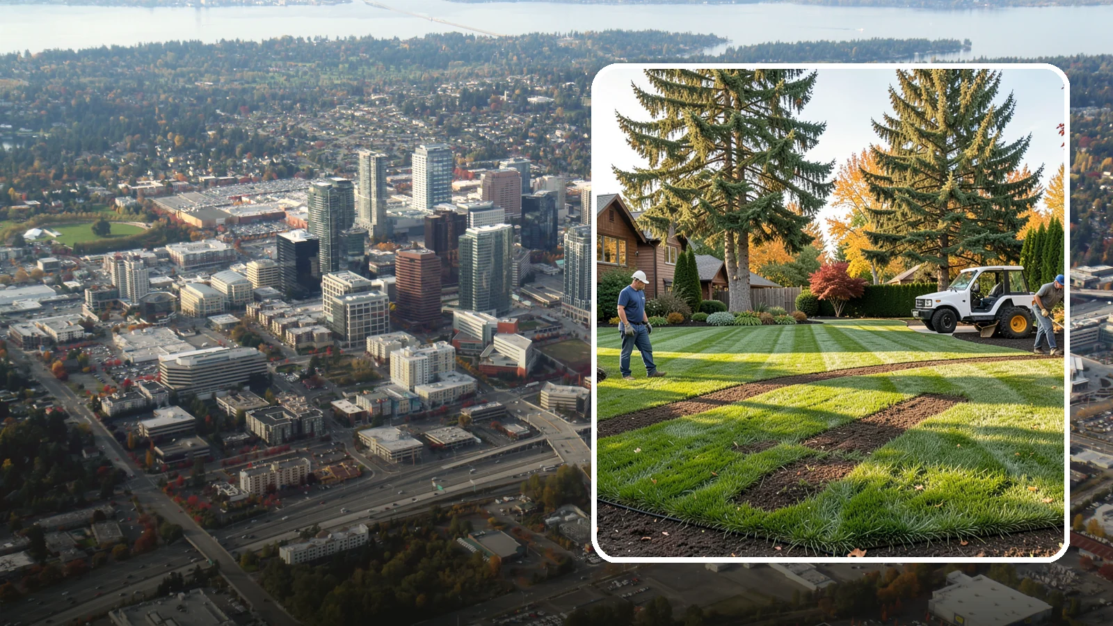 Lawn Seeding in Bellevue, King County, WA - New lawn establishment from quality grass seed matched to your soil, sun, and Pacific Northwest climate.