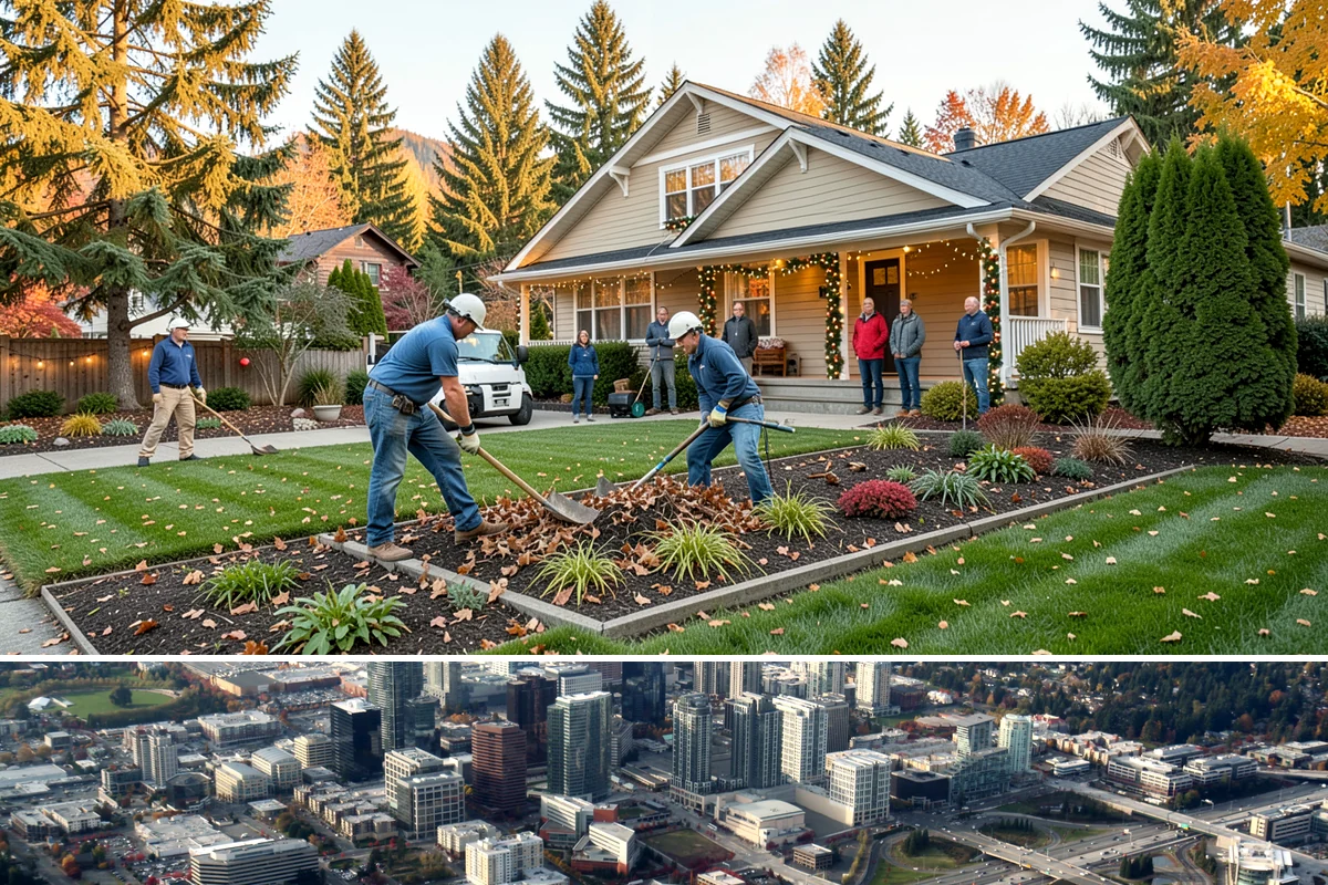 Lawn Seeding in Bellevue, King County, WA - Best sown in early fall or spring when soil is warm and moisture is reliable