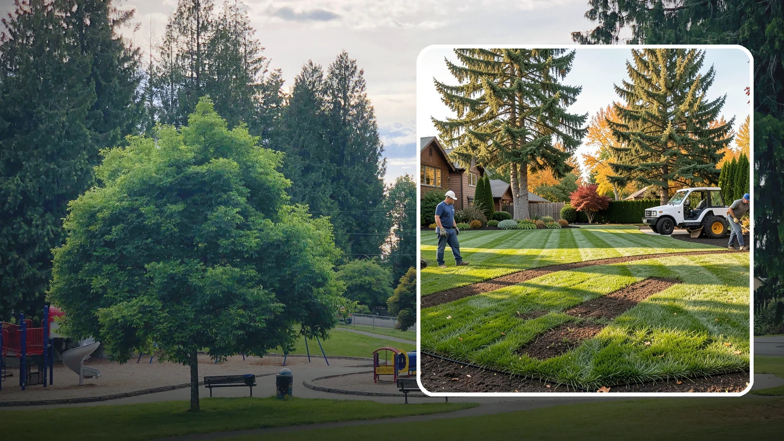 Lawn Seeding in Bonney Lake, Pierce County, WA - New lawn establishment from quality grass seed matched to your soil, sun, and Pacific Northwest climate.