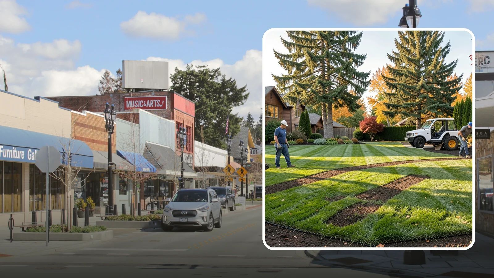 Lawn Seeding in Bothell, King County, WA - New lawn establishment from quality grass seed matched to your soil, sun, and Pacific Northwest climate.
