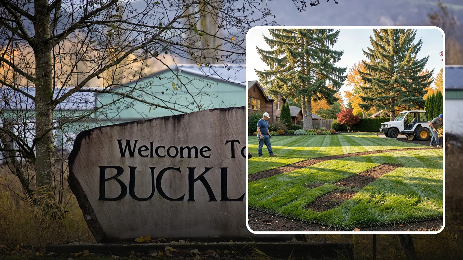 Lawn Seeding in Buckley, Pierce County, WA - New lawn establishment from quality grass seed matched to your soil, sun, and Pacific Northwest climate.