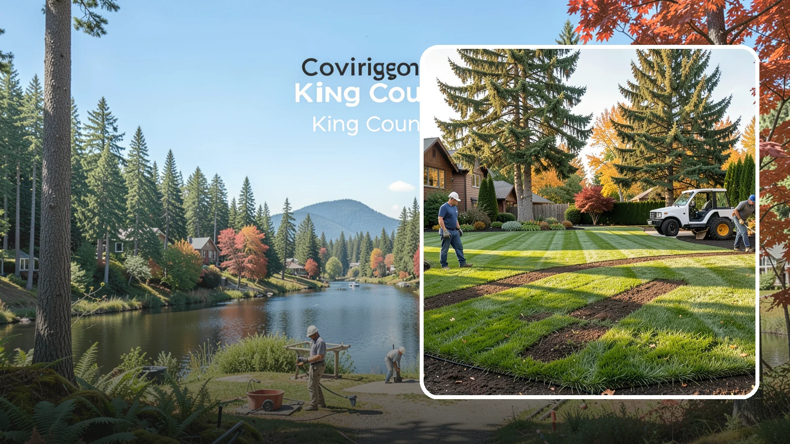 Lawn Seeding in Covington, King County, WA - New lawn establishment from quality grass seed matched to your soil, sun, and Pacific Northwest climate.