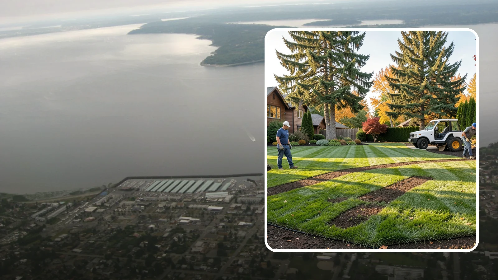 Lawn Seeding in Des Moines, King County, WA - New lawn establishment from quality grass seed matched to your soil, sun, and Pacific Northwest climate.