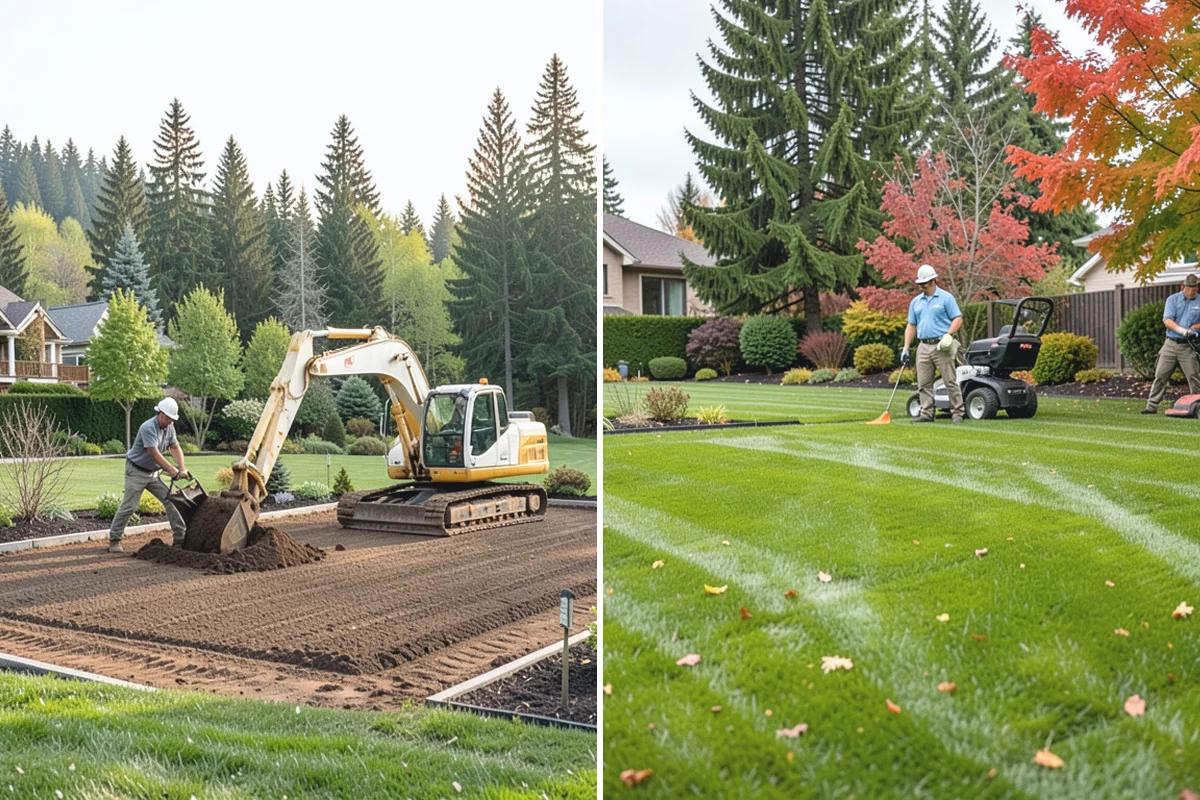 Lawn Seeding in Des Moines, King County, WA - Clear debris and kill existing weeds