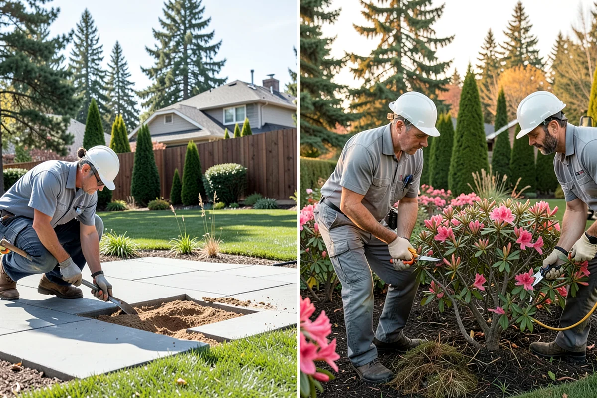 Lawn Seeding in DuPont, Pierce County, WA - Clear debris and kill existing weeds