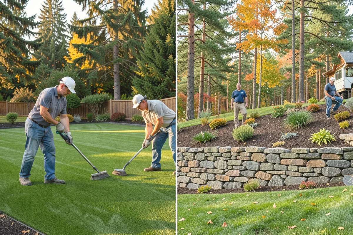 Lawn Seeding in Duvall, King County, WA - Clear debris and kill existing weeds