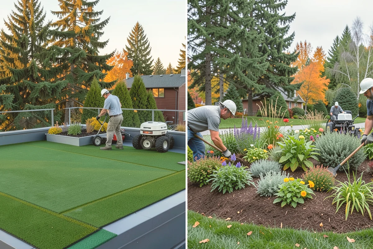 Lawn Seeding in Kirkland, King County, WA - Clear debris and kill existing weeds
