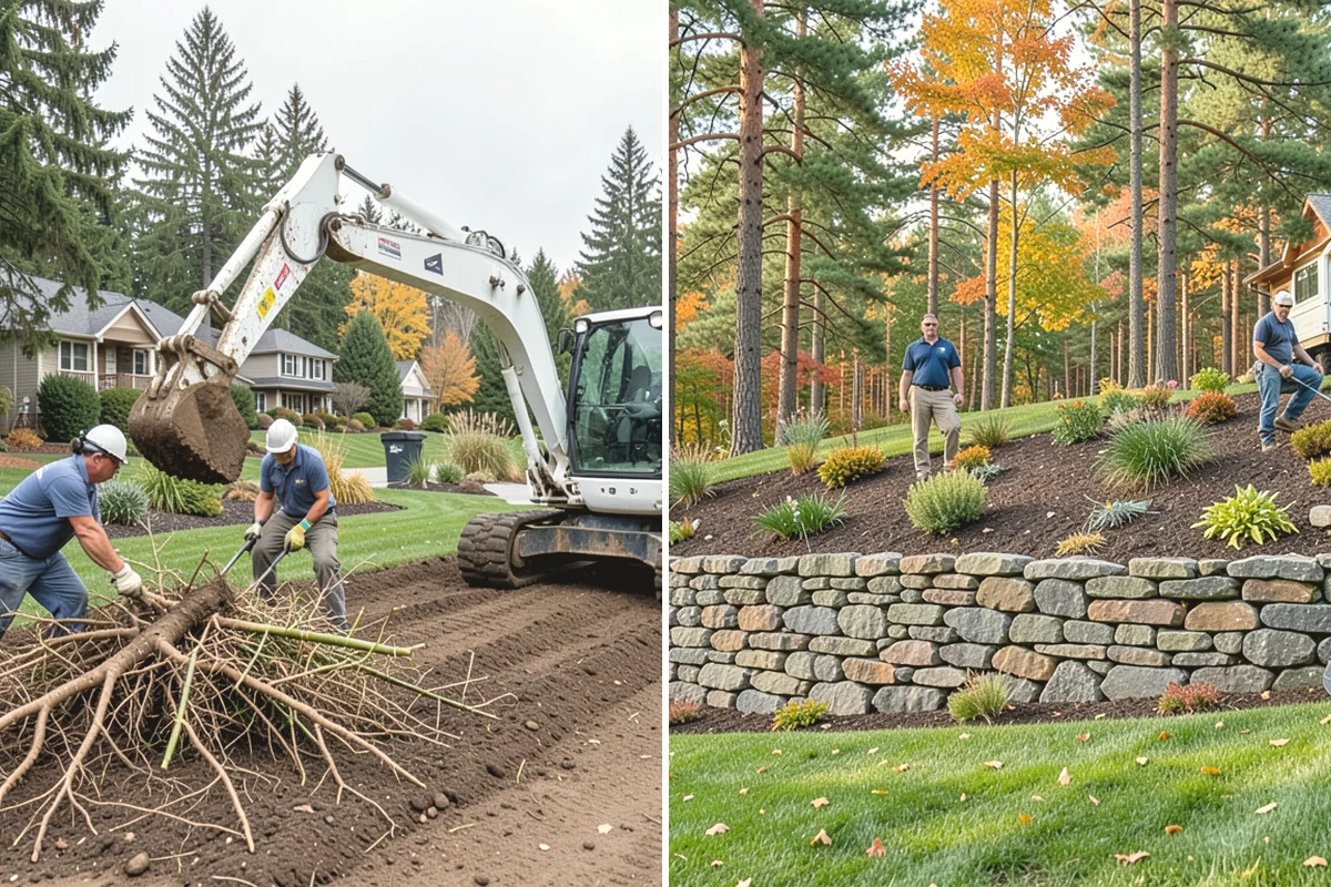 Lawn Seeding in Lake Stevens, Snohomish County, WA - Clear debris and kill existing weeds
