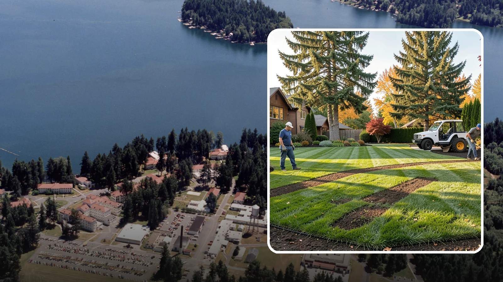 Lawn Seeding in Lakewood, Pierce County, WA - New lawn establishment from quality grass seed matched to your soil, sun, and Pacific Northwest climate.