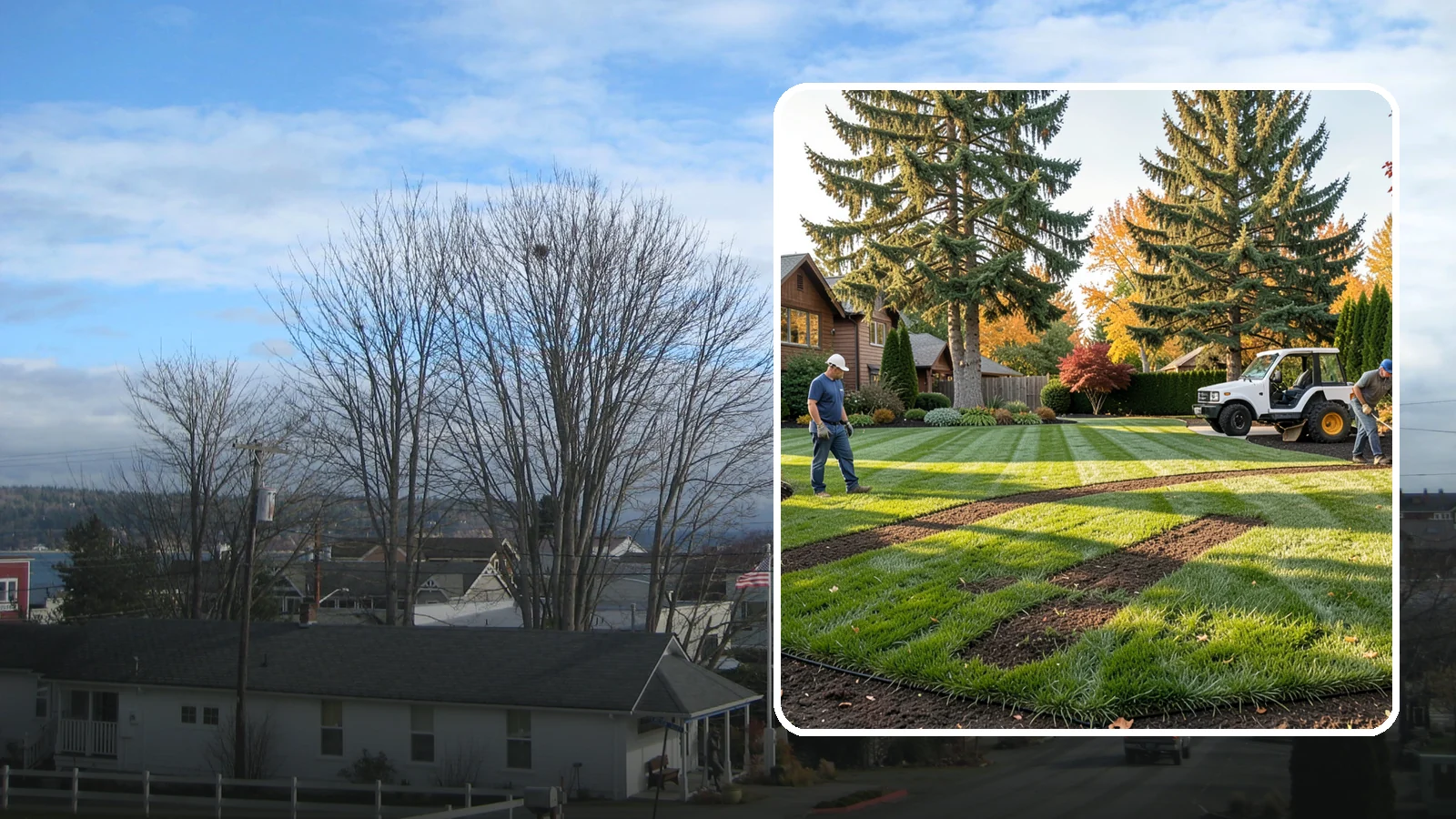 Lawn Seeding in Langley, Island County, WA - New lawn establishment from quality grass seed matched to your soil, sun, and Pacific Northwest climate.