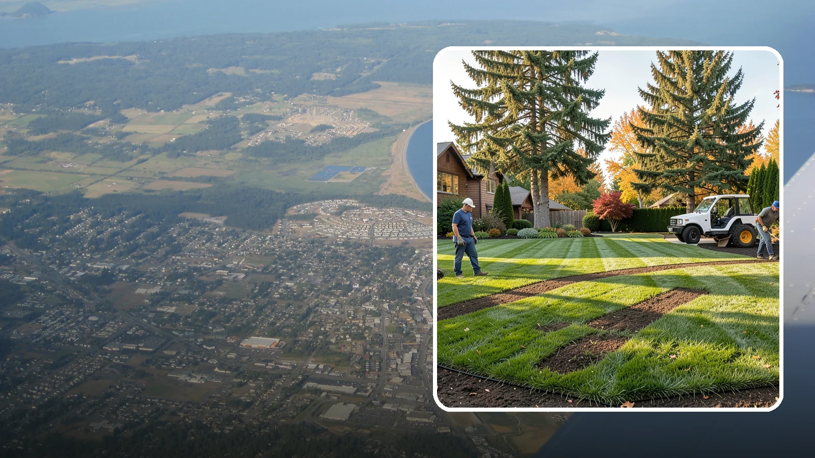 Lawn Seeding in Oak Harbor, Island County, WA - New lawn establishment from quality grass seed matched to your soil, sun, and Pacific Northwest climate.