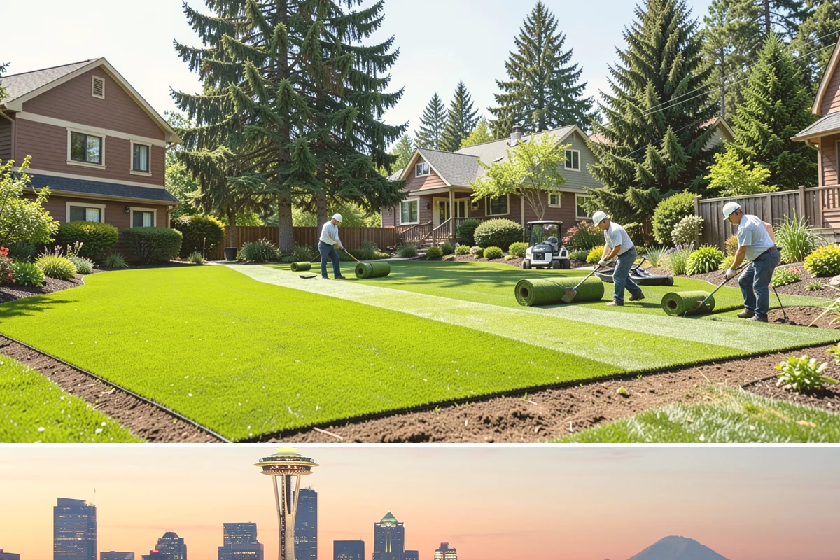 Lawn Seeding in Seattle, King County, WA - Best sown in early fall or spring when soil is warm and moisture is reliable