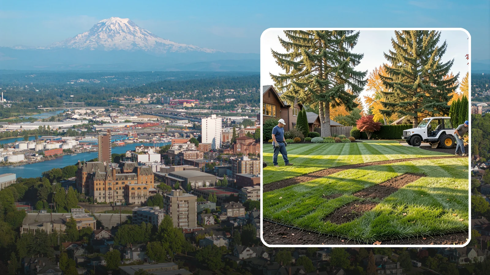Lawn Seeding in Tacoma, Pierce County, WA - New lawn establishment from quality grass seed matched to your soil, sun, and Pacific Northwest climate.