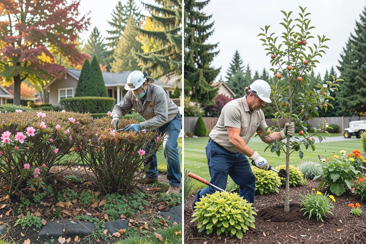 Lawn Seeding in Woodinville, King County, WA - Clear debris and kill existing weeds