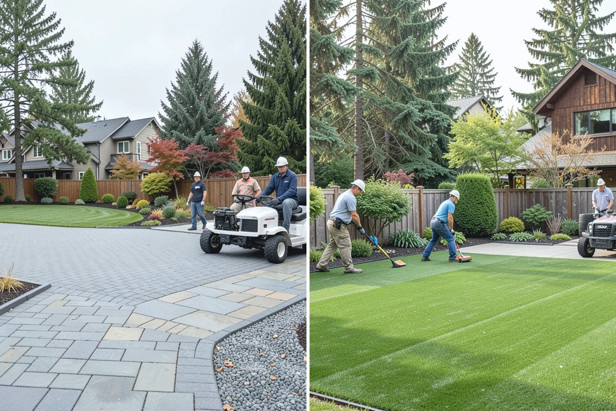 Lawn Top Dressing in Beaux Arts Village, King County, WA - Mow and prepare the lawn