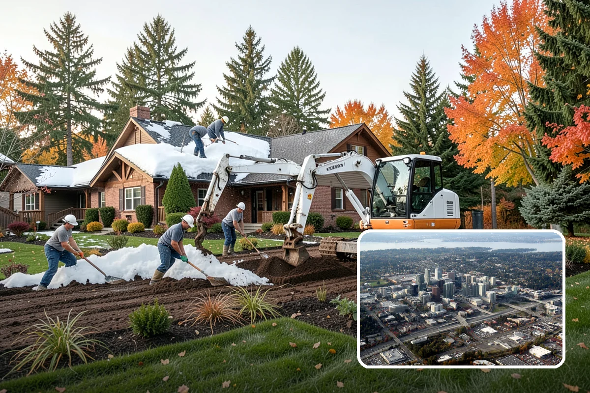 Lawn Top Dressing in Bellevue, King County, WA - Smooths minor bumps and low spots