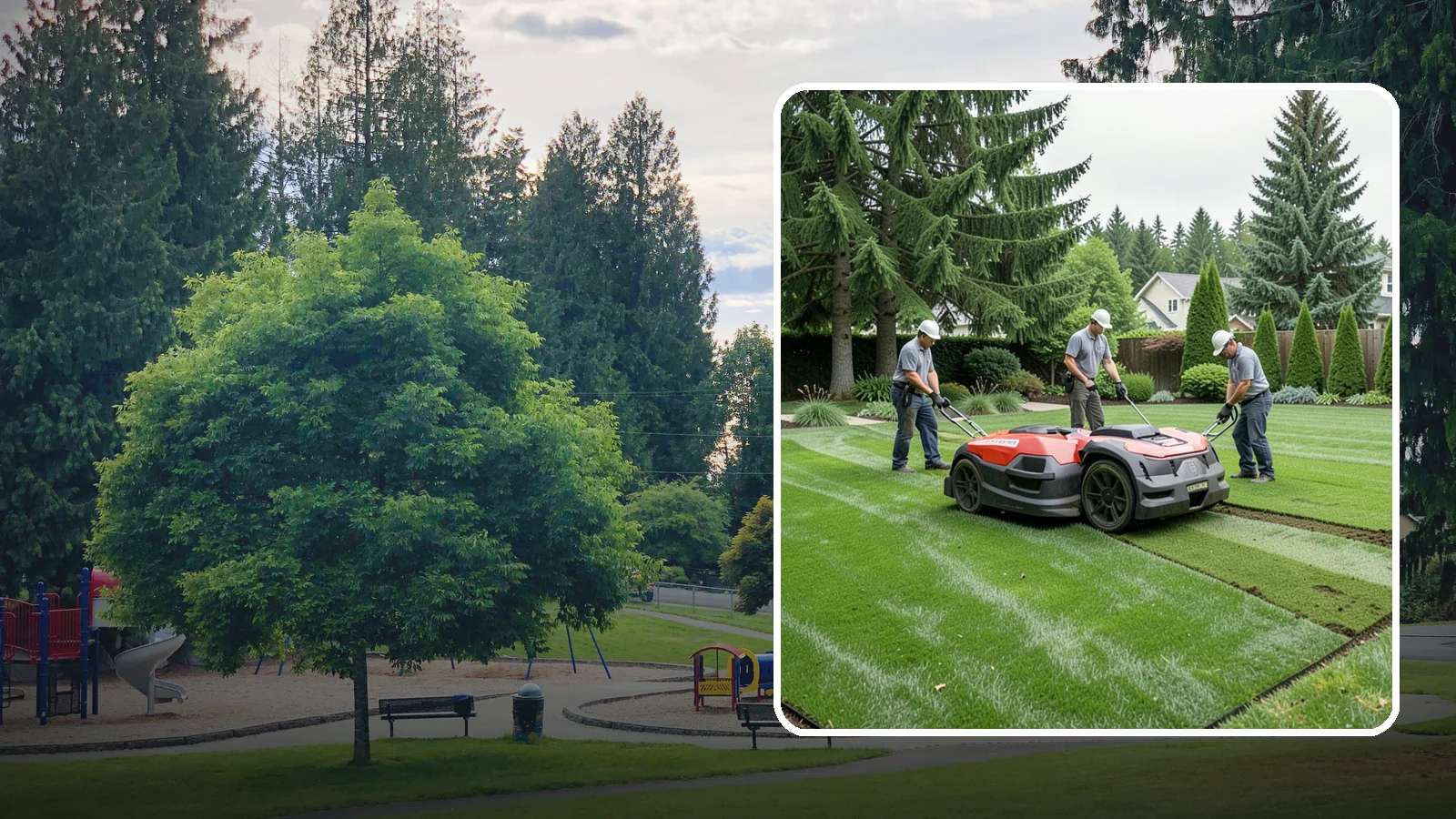 Lawn Top Dressing in Bonney Lake, Pierce County, WA - Topdressing with quality compost that levels the surface and improves your soil over time.