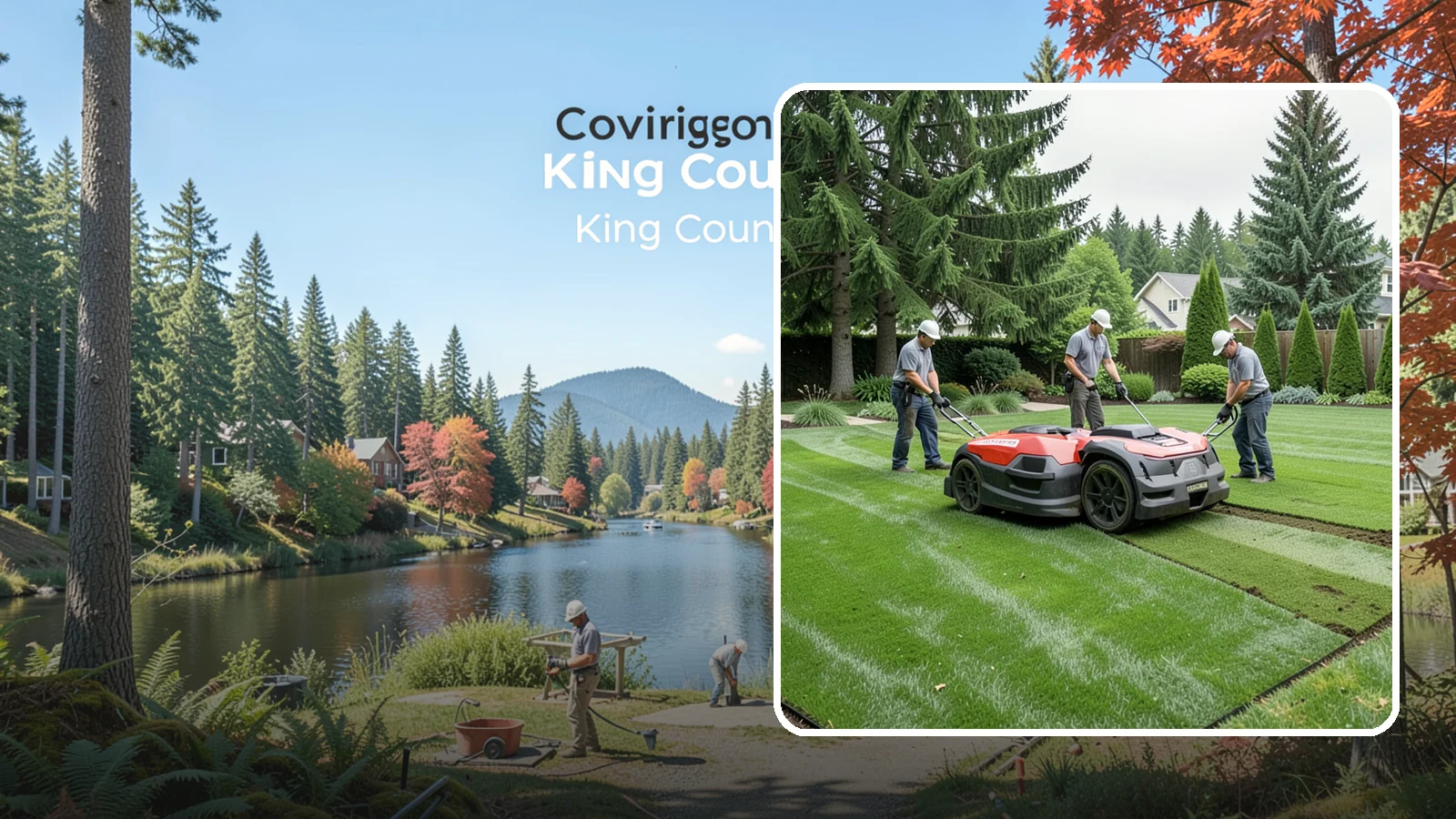 Lawn Top Dressing in Covington, King County, WA - Topdressing with quality compost that levels the surface and improves your soil over time.