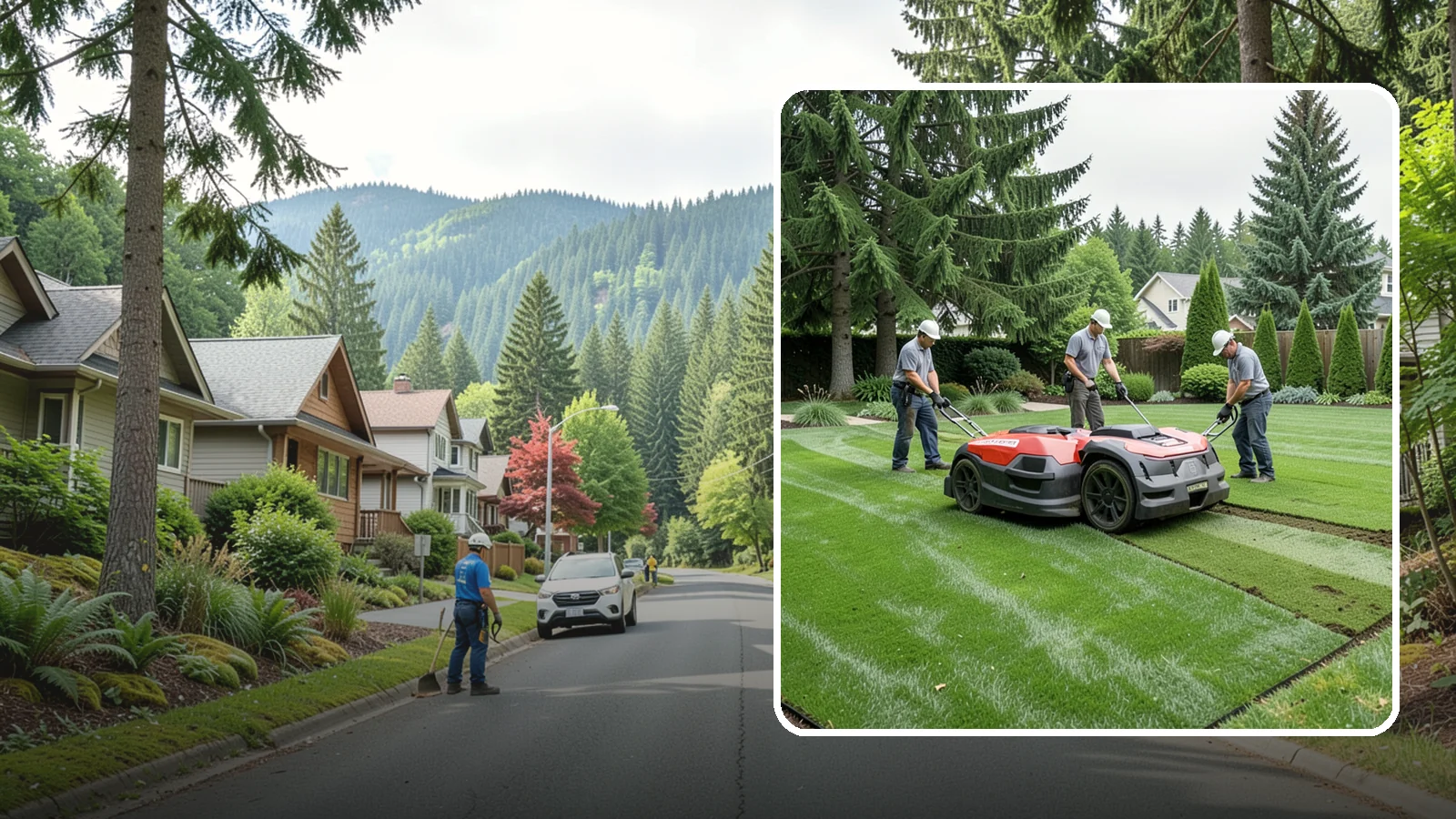 Lawn Top Dressing in Darrington, Snohomish County, WA - Topdressing with quality compost that levels the surface and improves your soil over time.