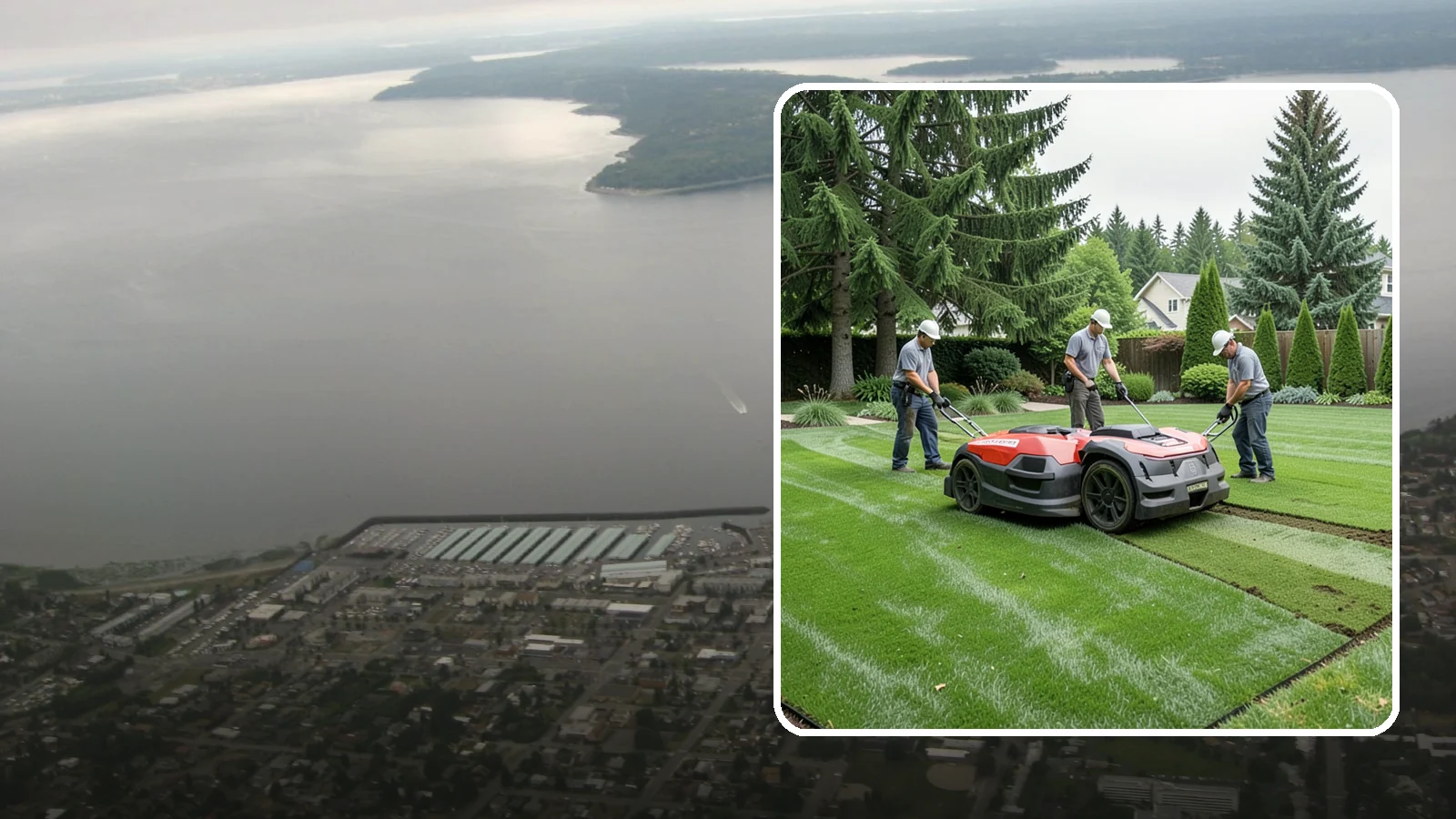 Lawn Top Dressing in Des Moines, King County, WA - Topdressing with quality compost that levels the surface and improves your soil over time.